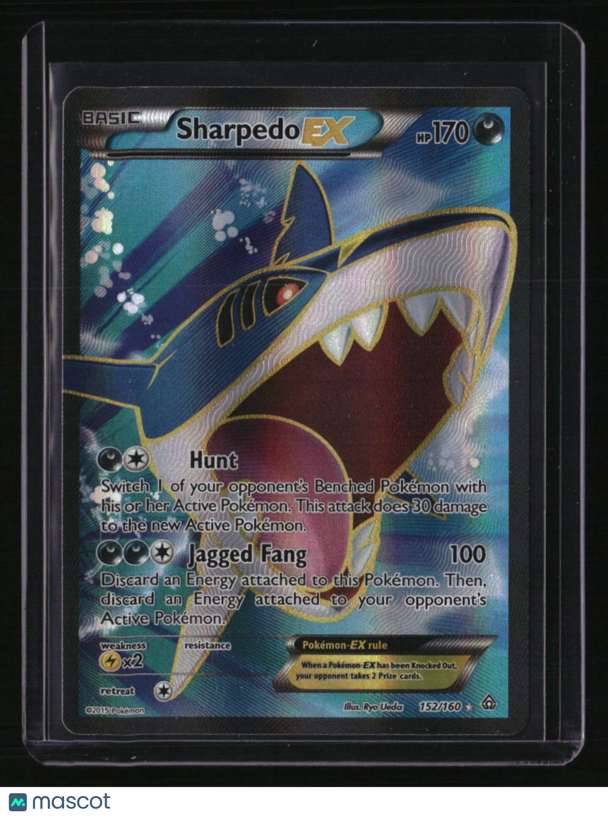 XY - Primal Clash Sharpedo EX (152 Full Art)