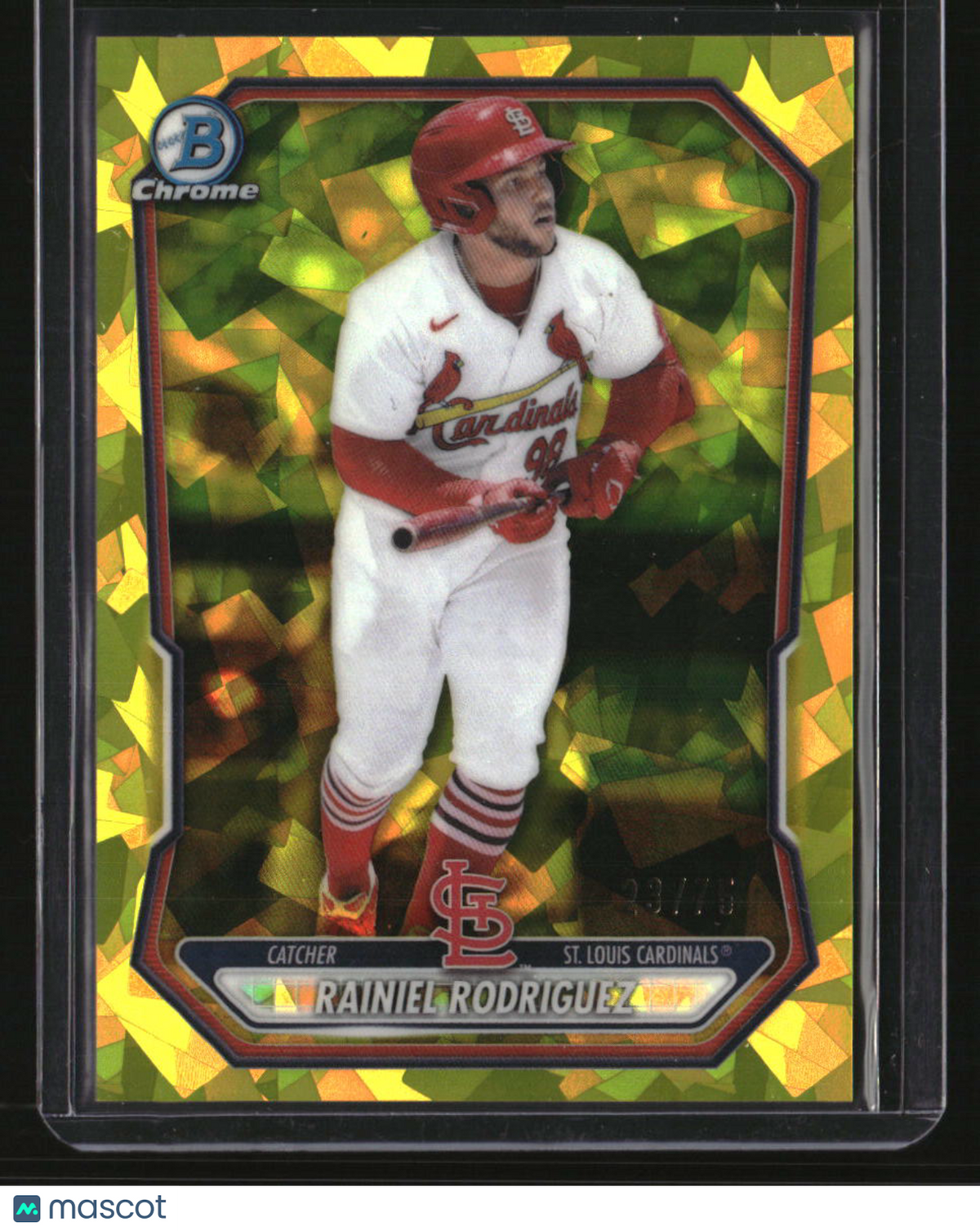 2026 Bowman Sapphire Edition Rainiel Rodriguez Yellow #/75