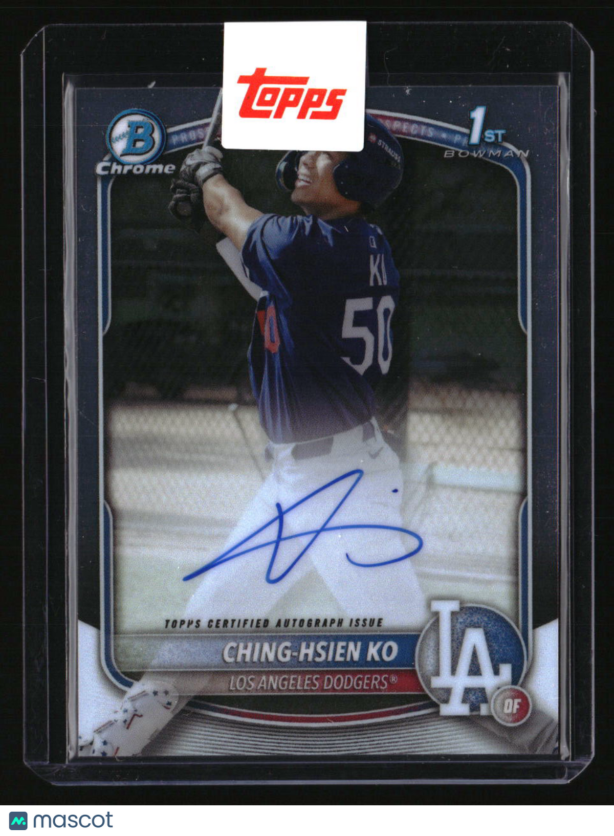 2025 Bowman Chrome Ching-Hsien Ko Prospect Autographs