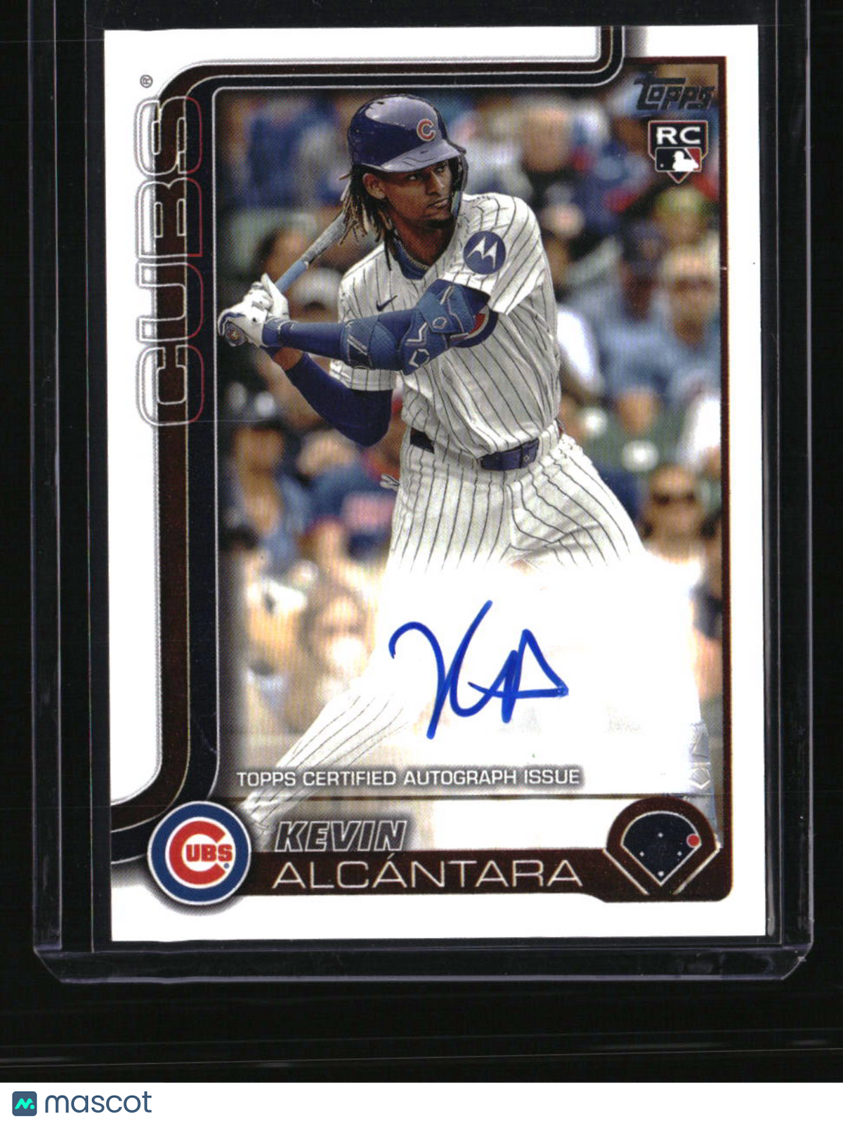 2025 Topps Kevin Alcántara On Card Rookie Autograph