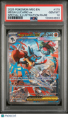 2025 Pokemon Meg En-Mega Evolution Mega Lucario Ex SIR PSA 10