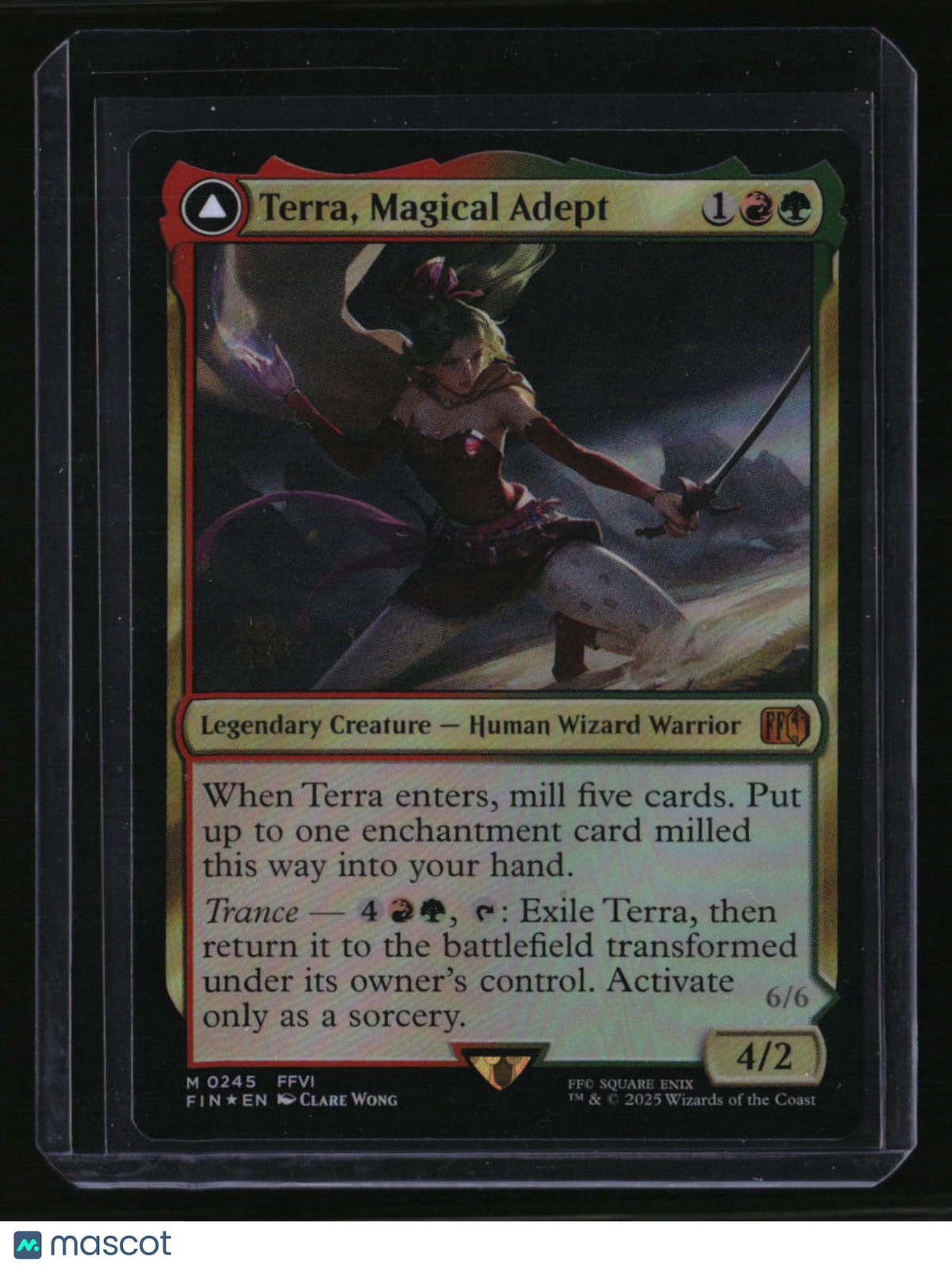 FINAL FANTASY Terra, Magical Adept Prerelease Stamp - Upside Down Rare Error