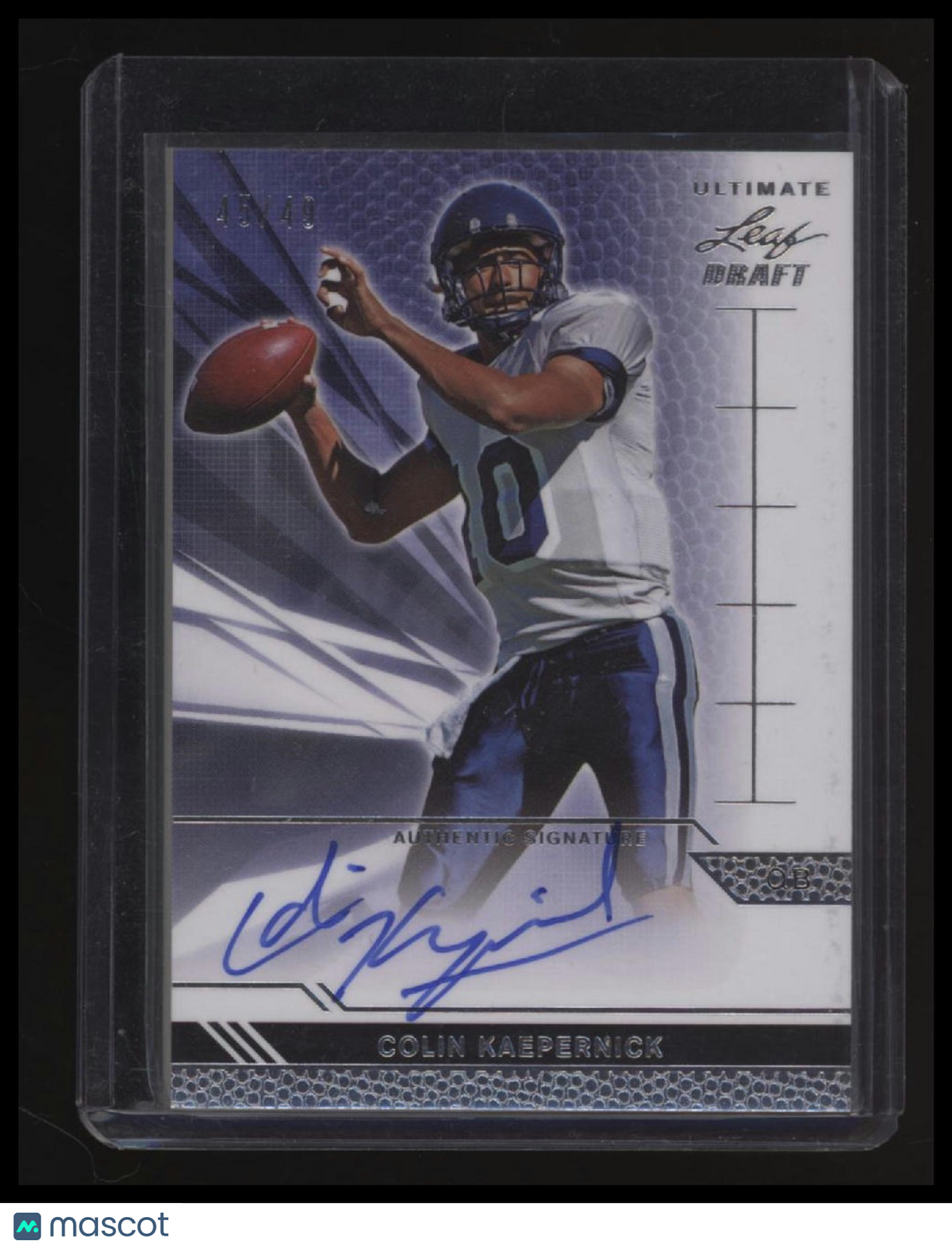 2011 Leaf Ultimate Draft Colin Kaepernick #/49