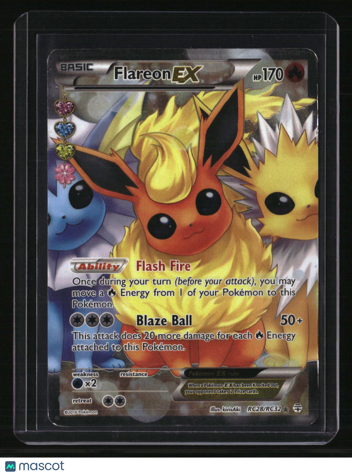 Generations: Radiant Collection Flareon EX (Full Art)