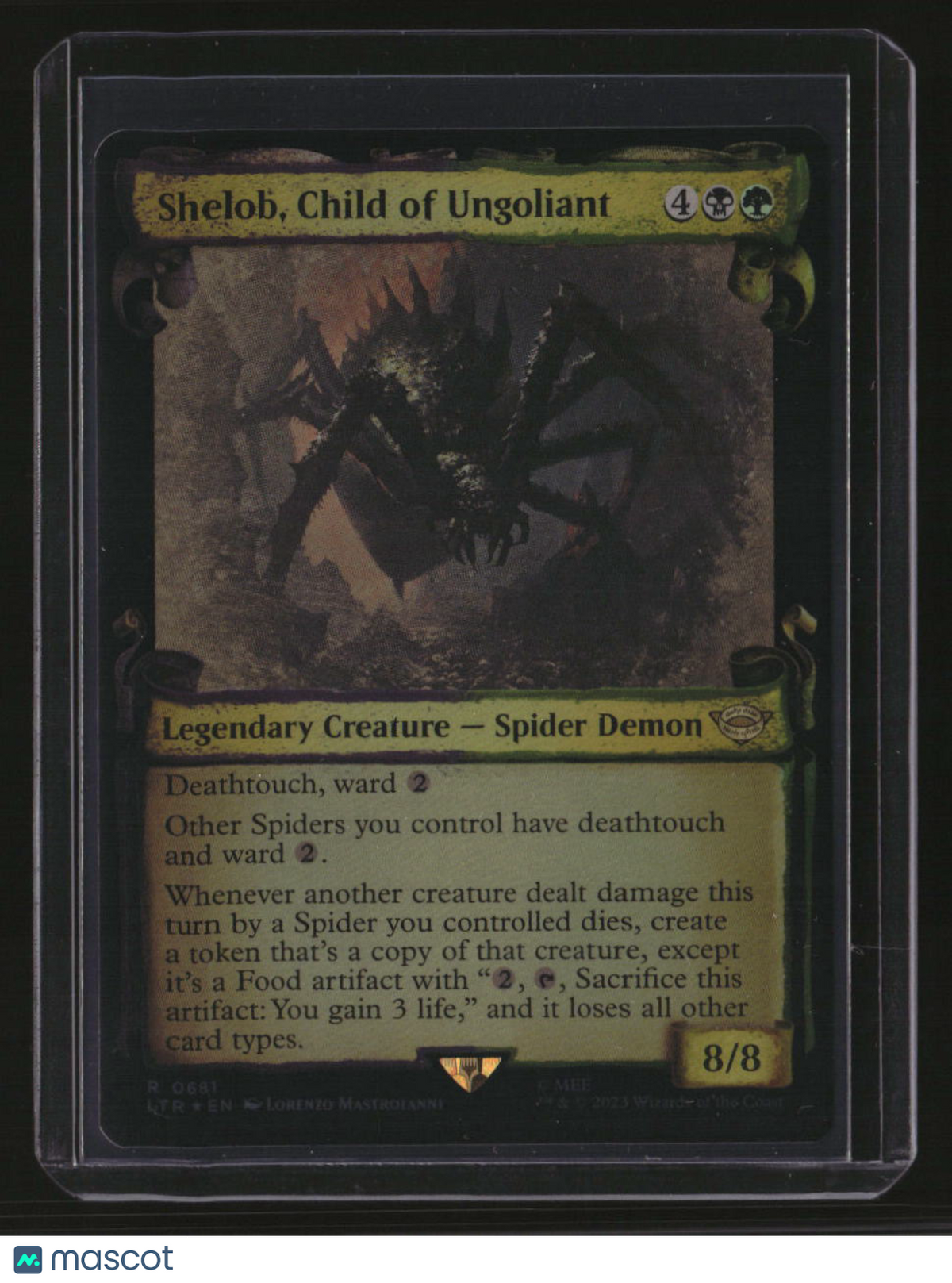 The Lord of the Rings: Shelob, Child of Ungoliant (Showcase Scrolls) Foil