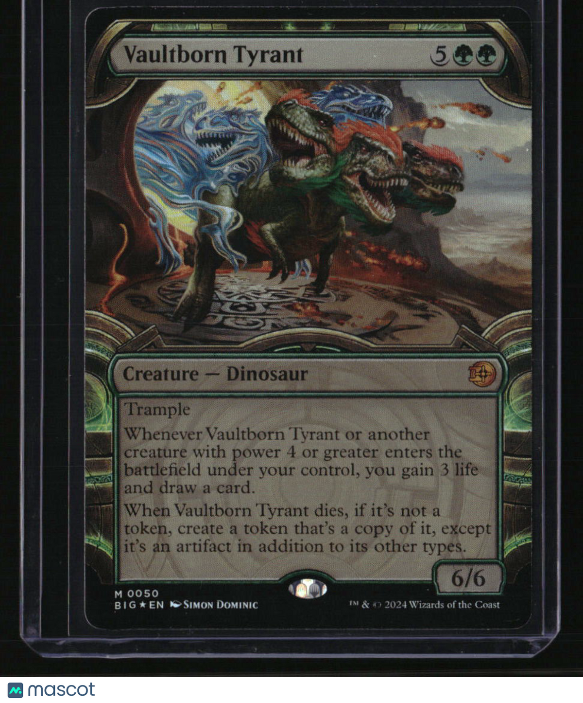 Outlaws of Thunder Junction: The Big Score Vaultborn Tyrant (Showcase) Foil