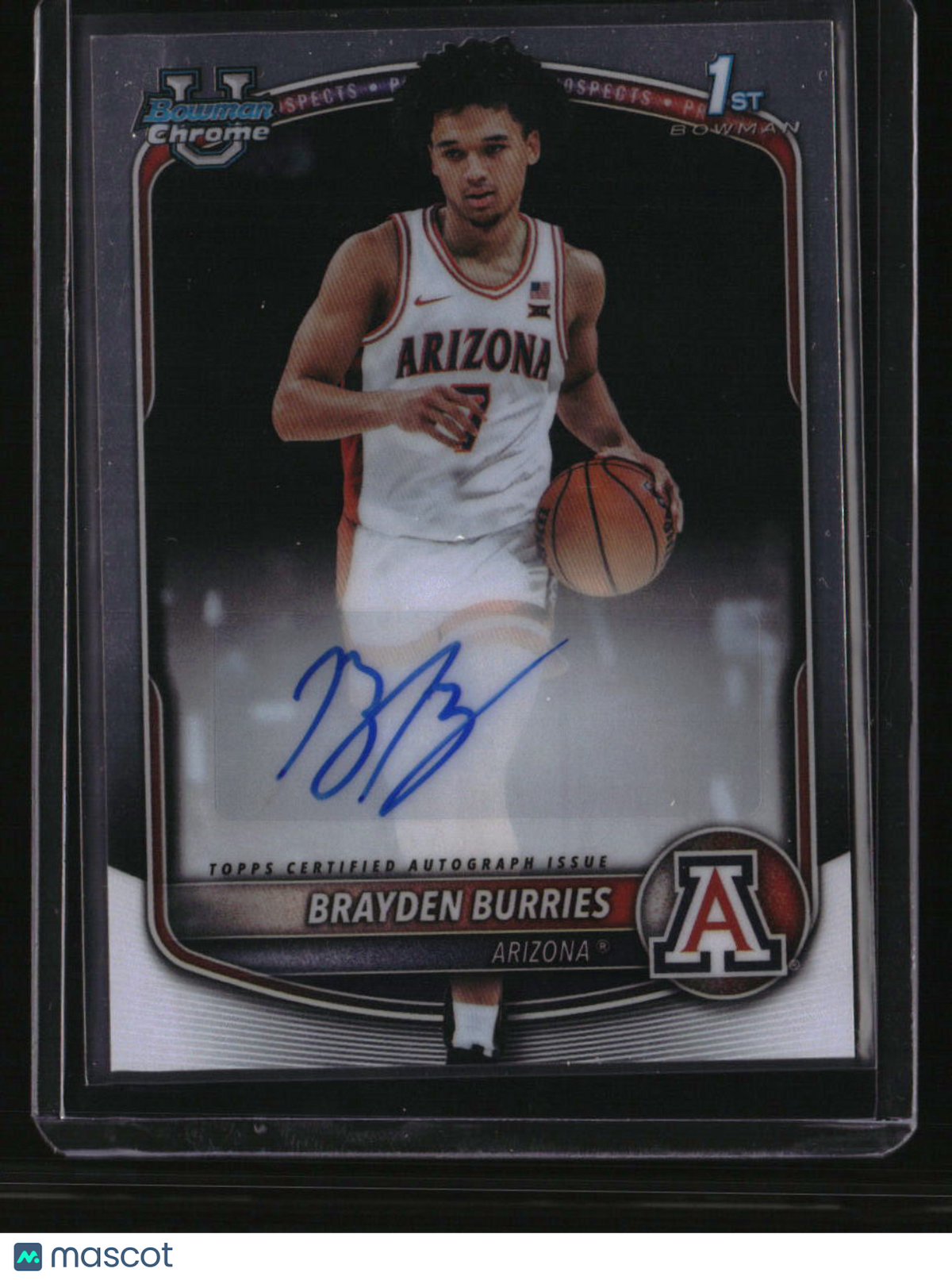 2025-26 Bowman Brayden Burries Chrome Prospect Autographs