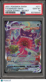 2021 Pokemon Sword & Shield Fusion Strike Fa/Gengar Vmax Secret PSA 10