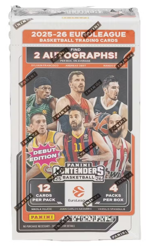 2025/26 Panini Contenders EuroLeague Basketball Hobby Box