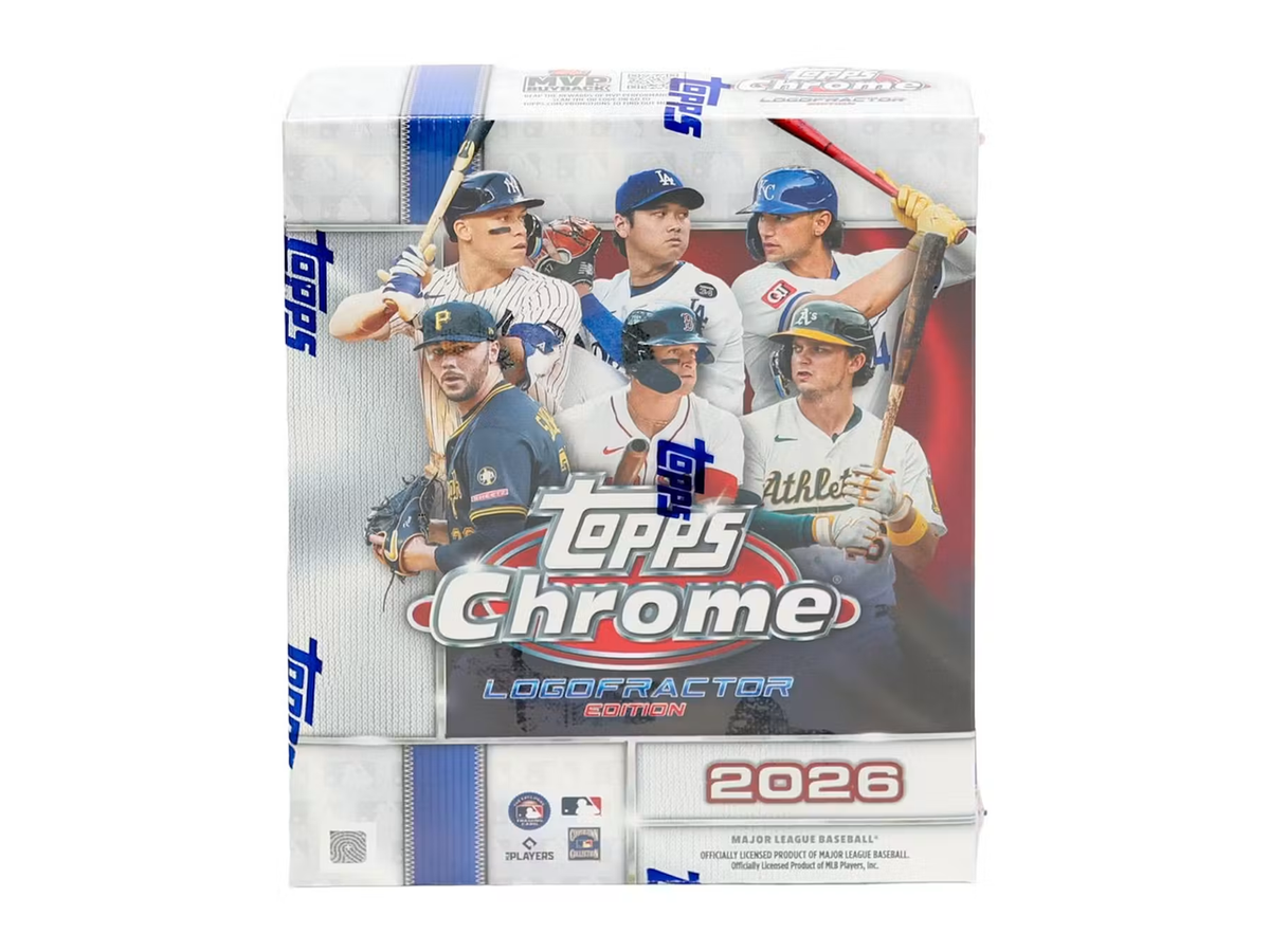 2026 Topps Chrome Baseball Logofractor Edition Box