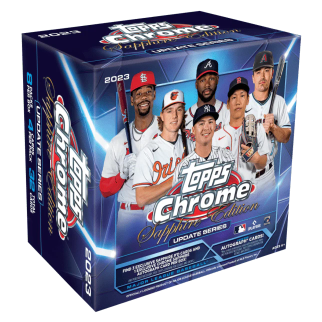 2023 Topps Chrome Update Sapphire Baseball Hobby Box
