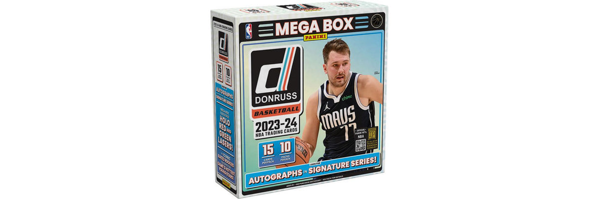 2023/24 Panini Donruss Basketball Mega Box (Holo Red &amp; Green Laser)