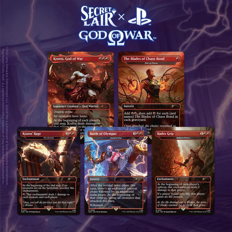 Magic the Gathering: Secret Lair x God of War: Greek (Non-Foil)