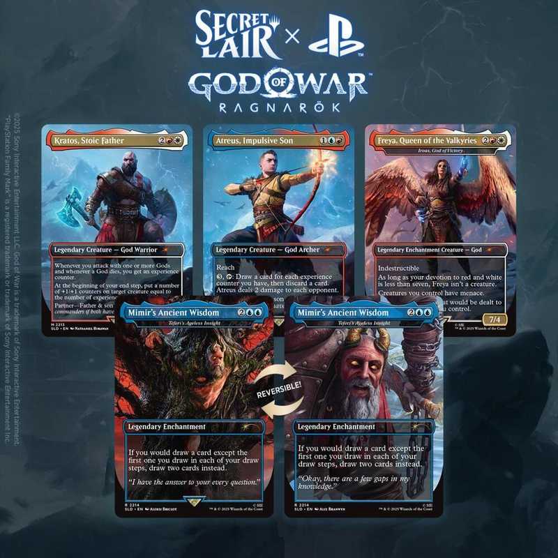 Magic the Gathering: Secret Lair x God of War: Norse (Non-Foil)