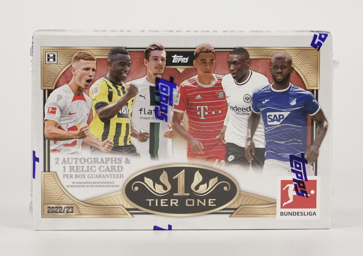 2023 Topps Tier One Bundesliga Soccer Hobby Box