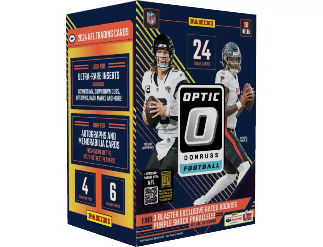 2024 Panini Donruss Optic Football Blaster Box (Purple Shock)