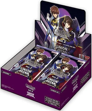 Bandai Union Arena: Code Geass: Lelouch of the Rebellion Volume 2 Booster Box