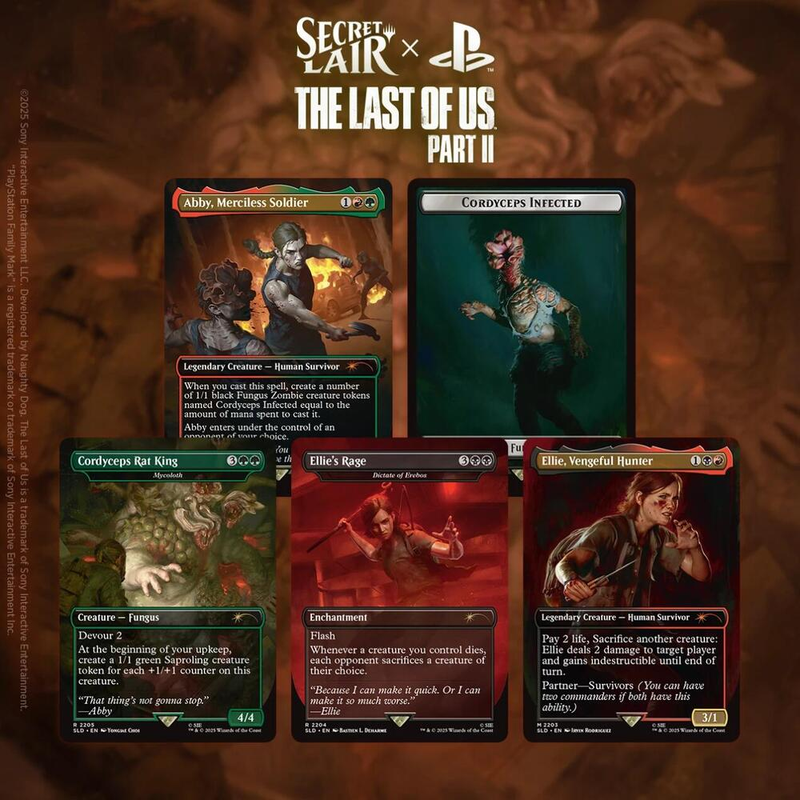 Magic the Gathering: Secret Lair x Last of Us Part 2 (Non-Foil)