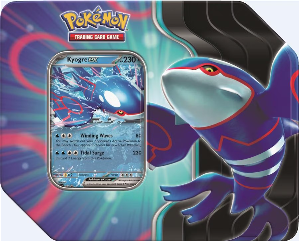 Pokemon TCG: Azure Legends Tin (Kyogre)