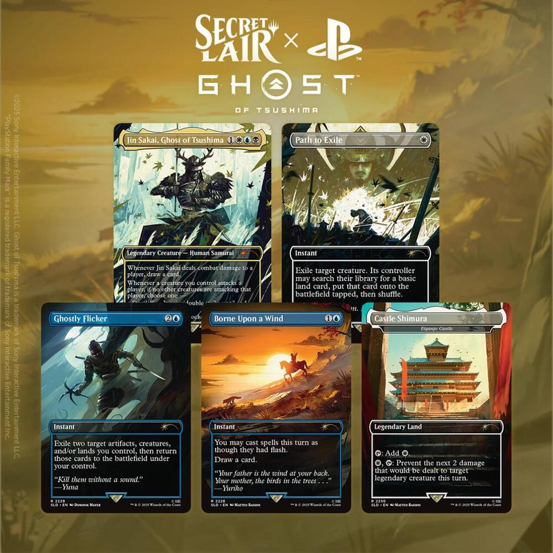 Magic the Gathering: Secret Lair x Ghost of Tsushima (Non-Foil)