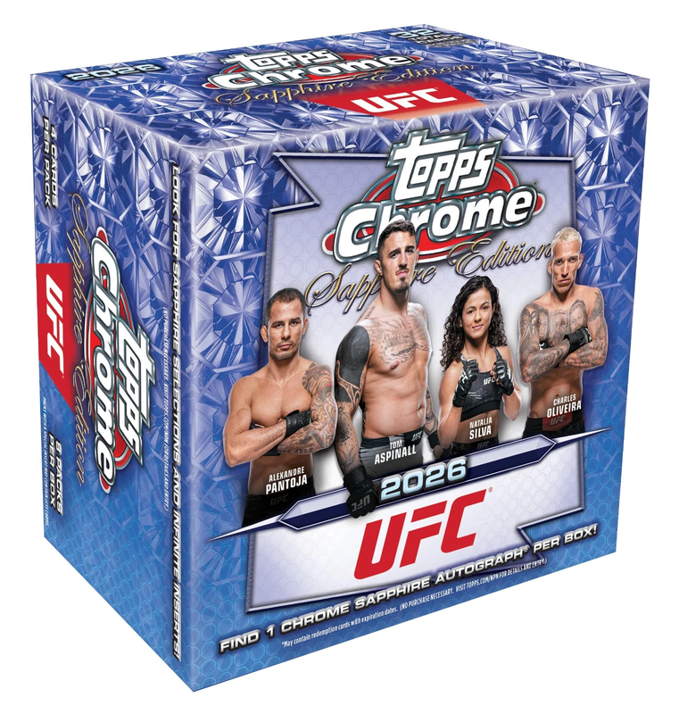 2026 Topps Chrome UFC Sapphire Edition Box