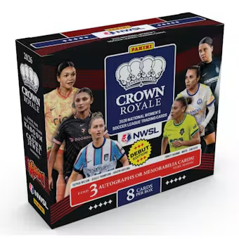 2026 Panini Crown Royale NWSL Soccer Hobby Box (PRE-ORDER)