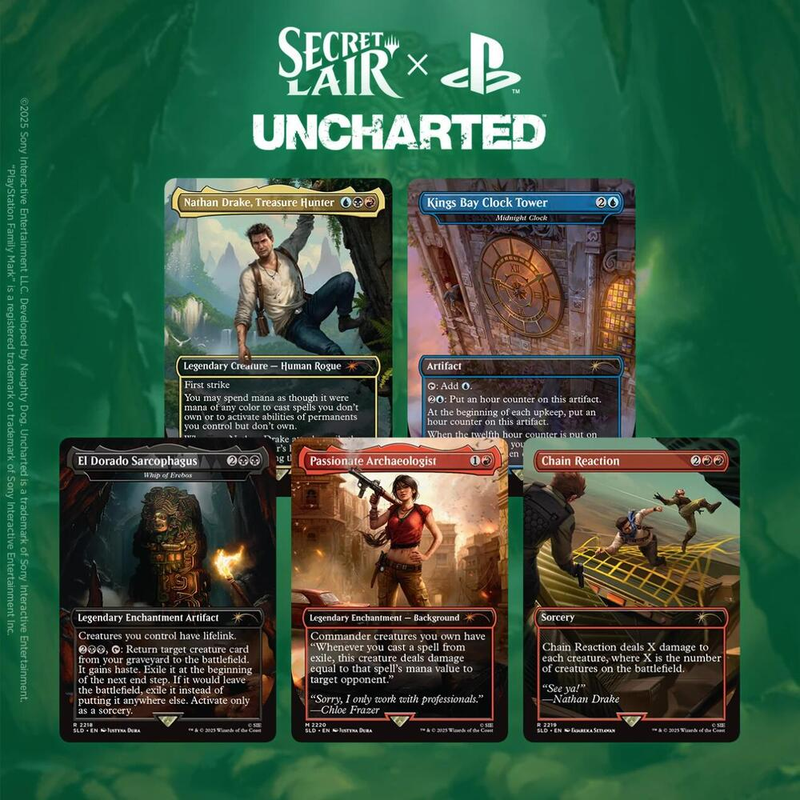 Magic the Gathering: Secret Lair x Uncharted Saga of Thieves (Non-Foil)