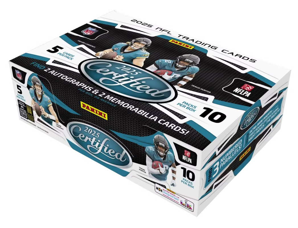 2025 Panini Certified Football Hobby Box (SALE)