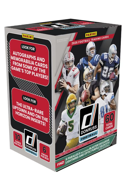 2026 Panini Donruss Football Blaster Hobby Box (PRE-ORDER)