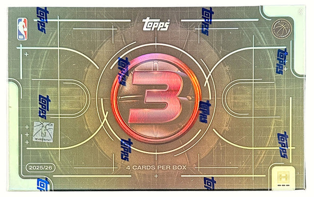 2025/26 Topps Three Basketball Hobby Box