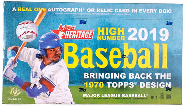 2019 Topps Heritage High Number Baseball Hobby Box