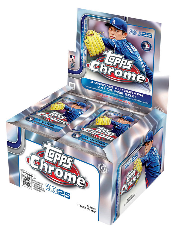 2025 Topps Chrome Baseball Hobby Jumbo Box