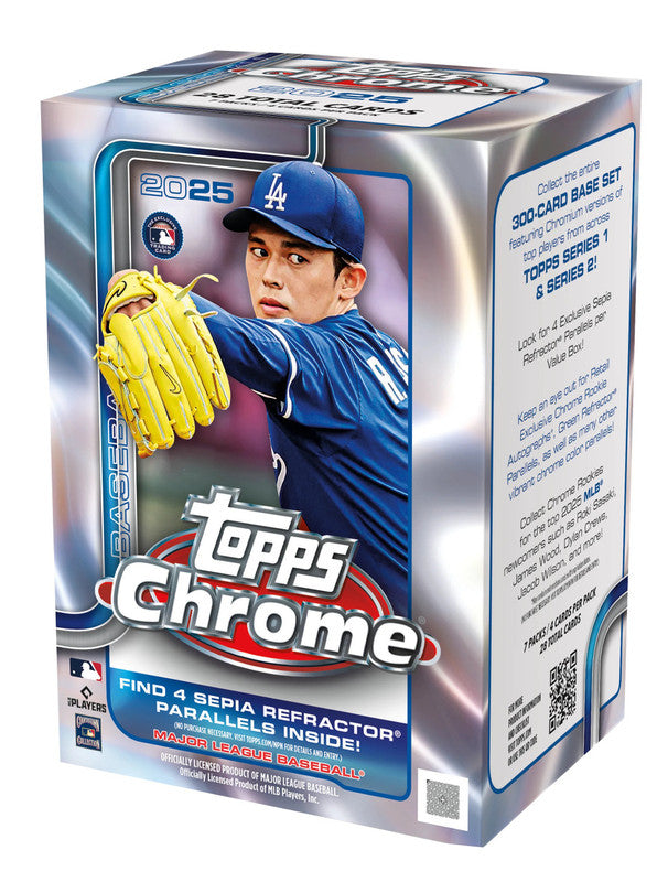 2025 Topps Chrome Baseball Blaster Box (SALE)