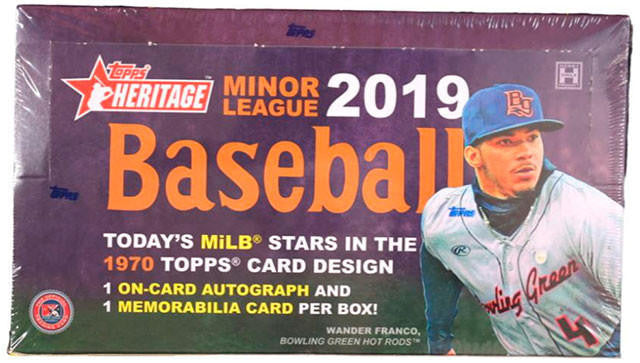 2019 Topps Heritage Minor League Baseball Hobby Box