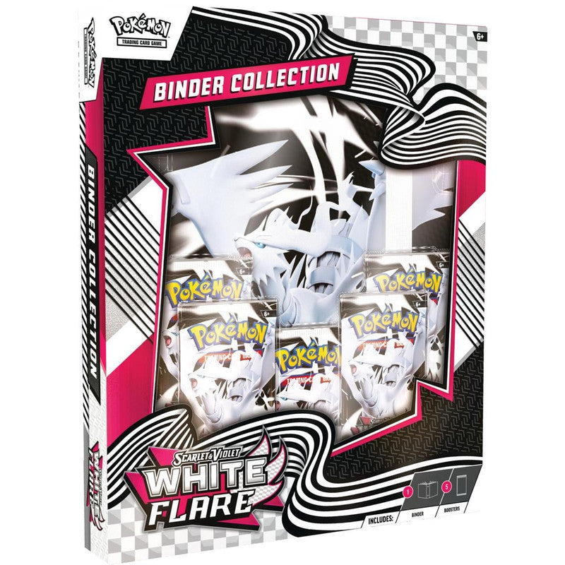 Pokemon Scarlet and Violet: White Flare Binder Collection Box