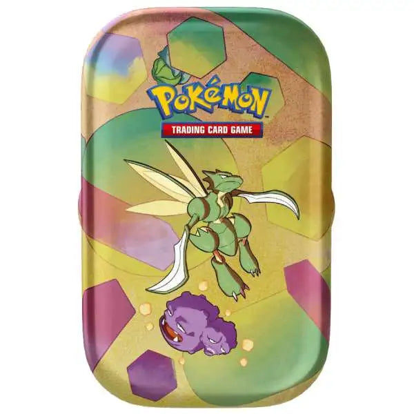 Pokemon TCG: Scarlet and Violet - 151 Mini Tin Box [Scyther and Weezing]