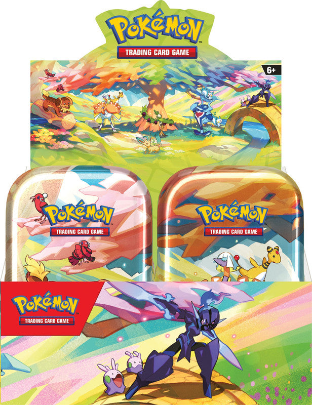 Pokemon Scarlet and Violet: Vibrant Paldea Mini Tin Display