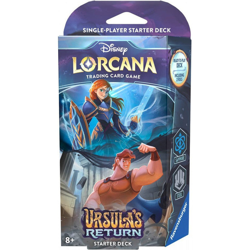 Disney Lorcana: Ursula's Return Starter Deck (Sapphire and Steel)