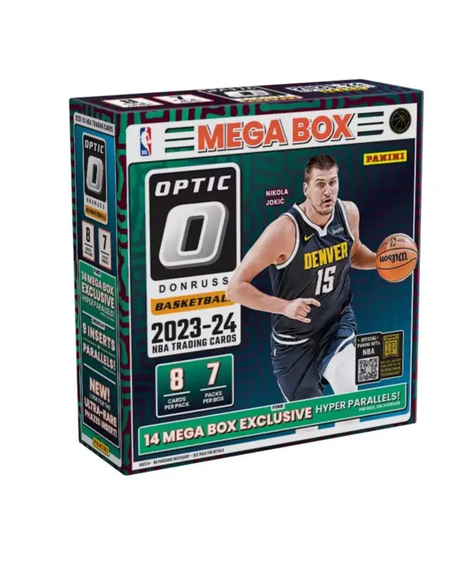 2023/24 Panini Donruss Optic Basketball Mega Box (Hyper Pink Prizms) (SALE)