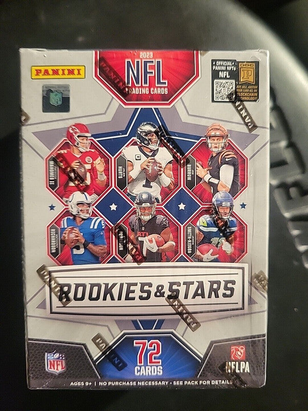 2023 Panini Rookies &amp; Stars Football Blaster Box (Red &amp; Red Plaid Parallels)