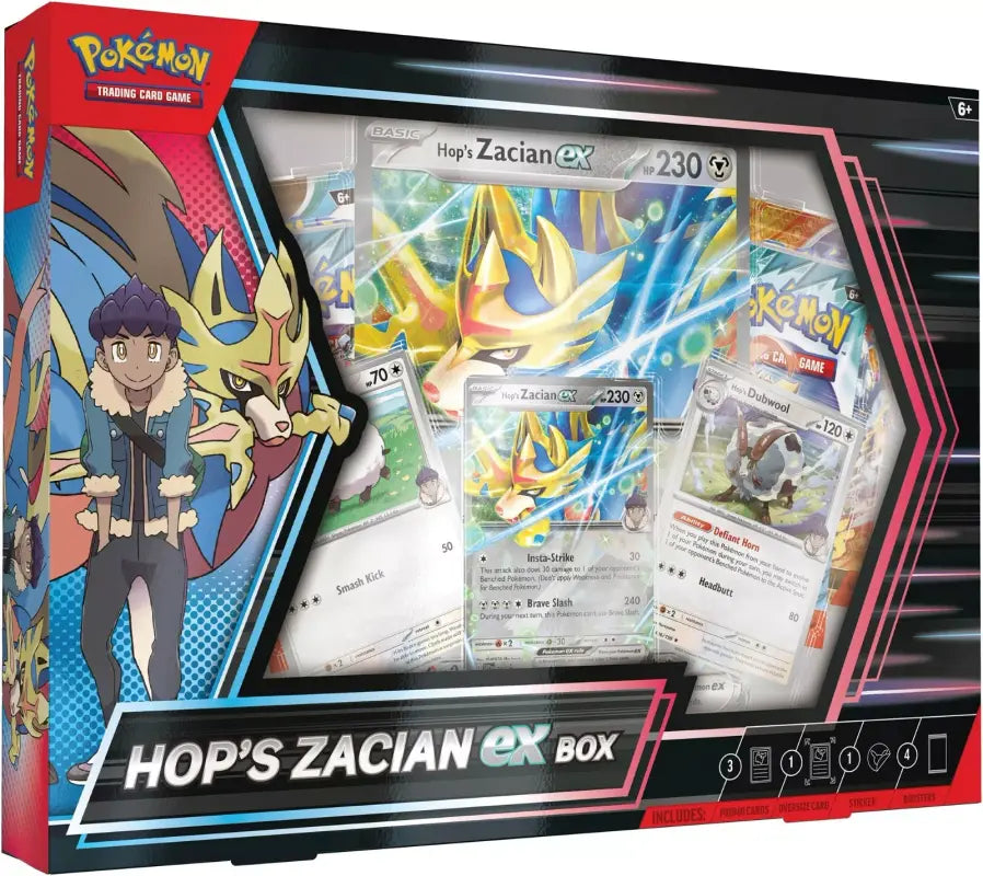 Pokemon TCG: Hops Zacian Ex Box
