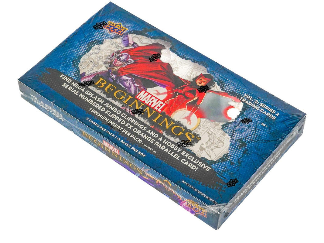 Marvel Beginnings Volume 2 Series 2 Trading Cards Hobby Box (Upper Deck 2024)