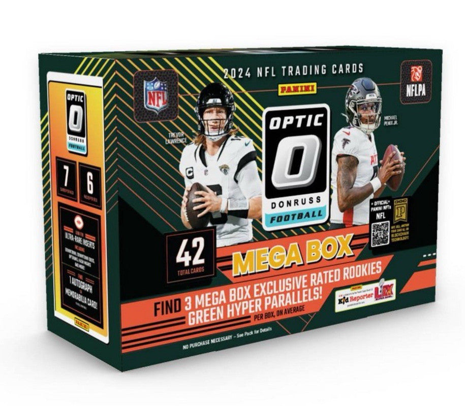 2024 Panini Donruss Optic Football Mega Box (Green Hyper)