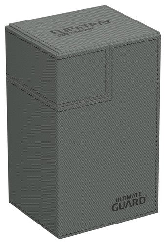 Ultimate Guard : Flip N Tray Xenoskin 80+ Deckbox - Grey