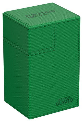 Ultimate Guard : Flip N Tray Xenoskin 80+ Deckbox - Green