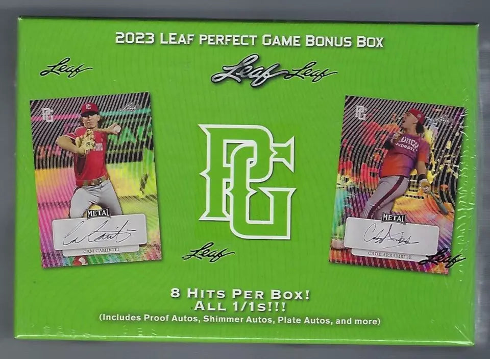 2023 Leaf Perfect Game Baseball Bonus Box