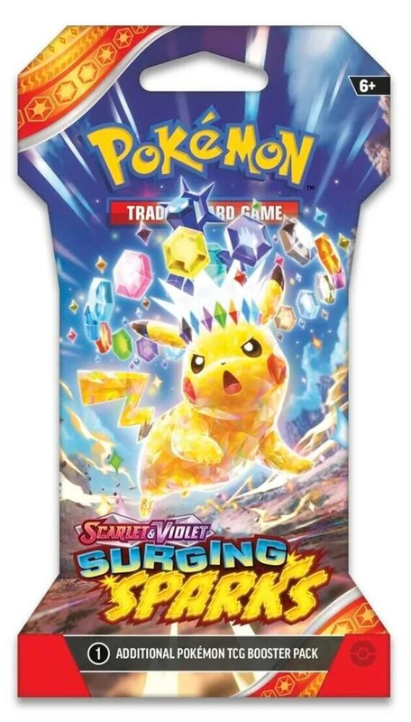 Pokemon: Scarlet &amp; Violet - Surging Sparks Sleeved Booster Pack