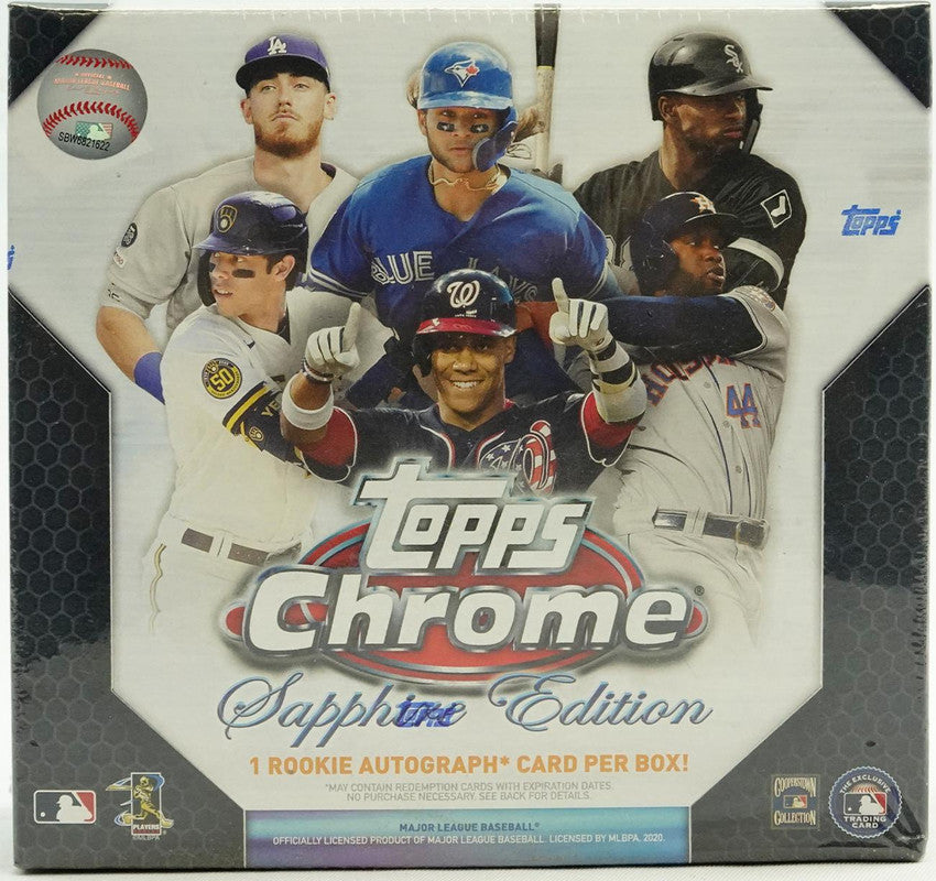 2020 Topps Chrome Baseball Sapphire Edition Box