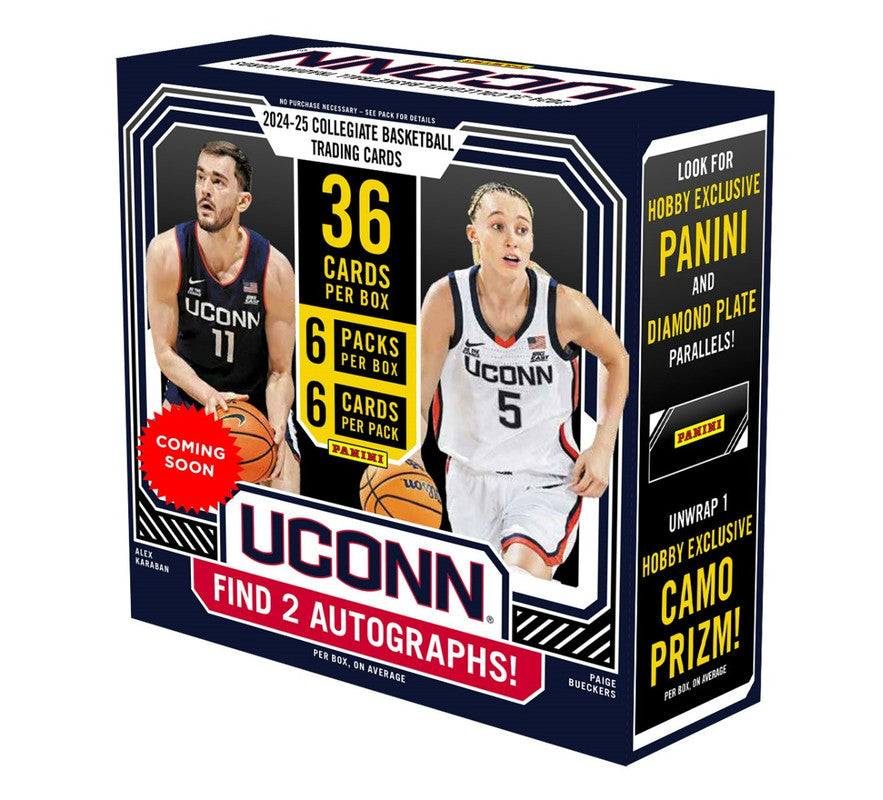 2024/25 Panini UConn Collegiate Basketball Hobby Box