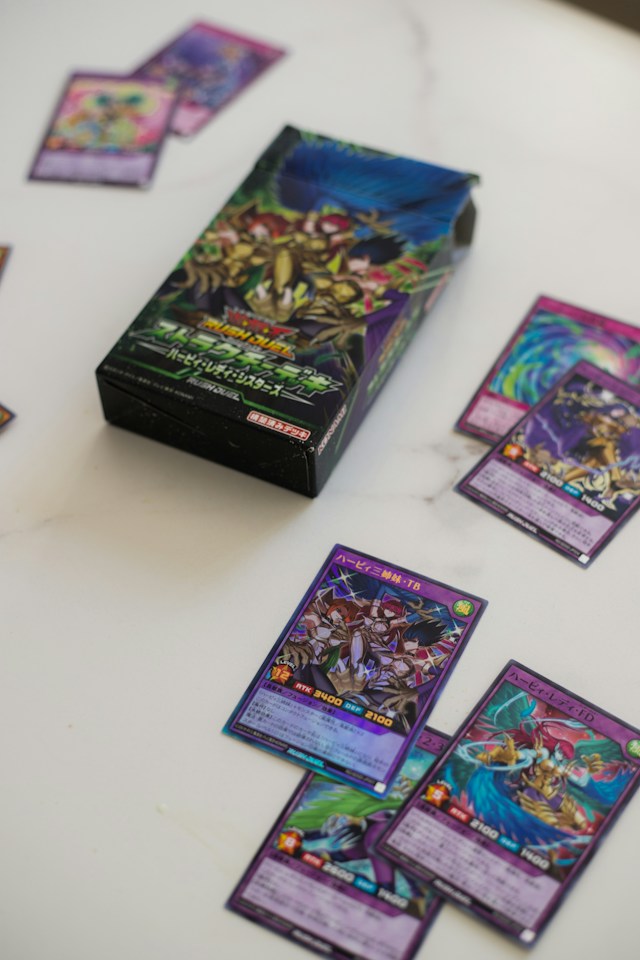 Cards in a Yu-Gi-Oh! Structure deck